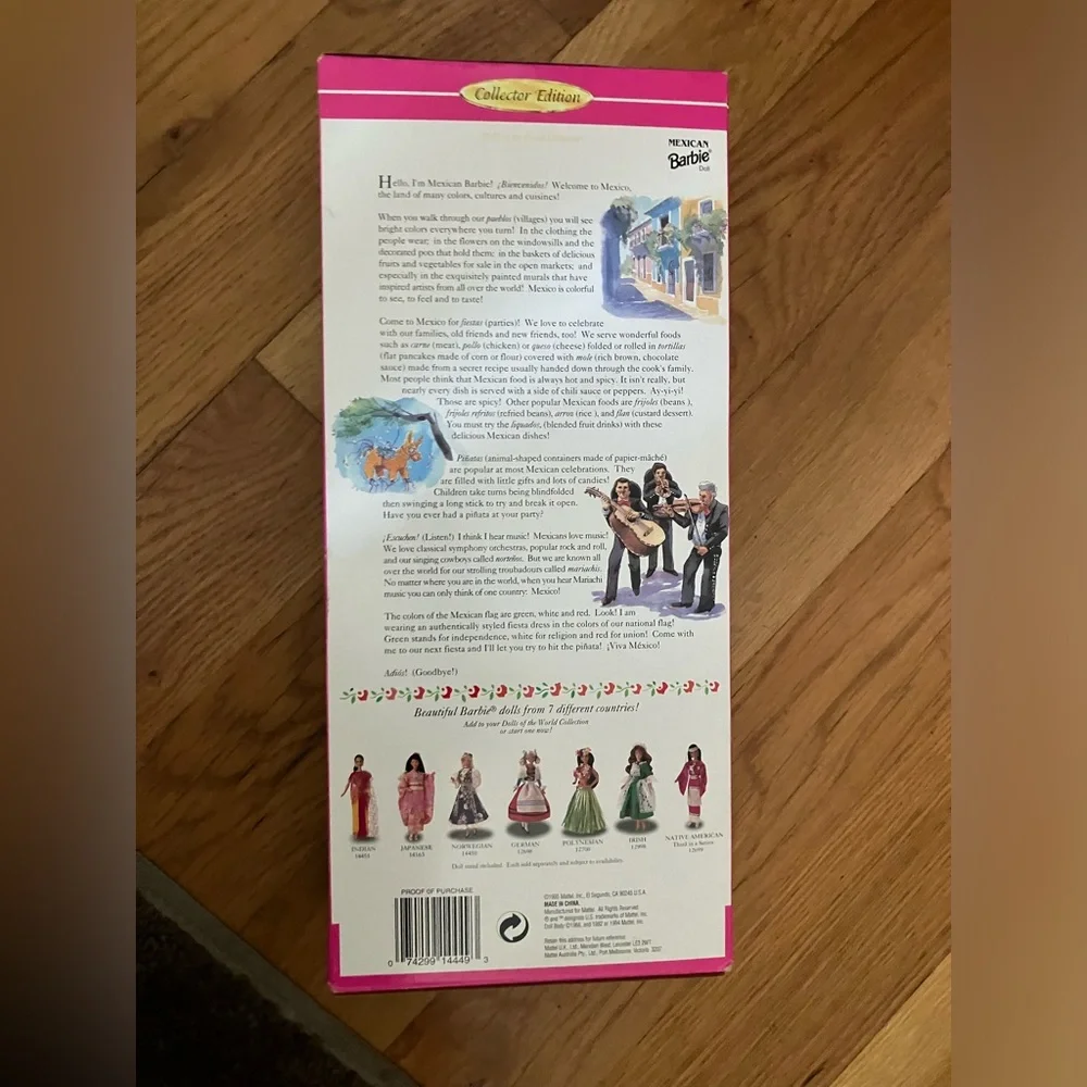 Barbie collector dolls in the boxes Around the World - Picture 9 of 10
